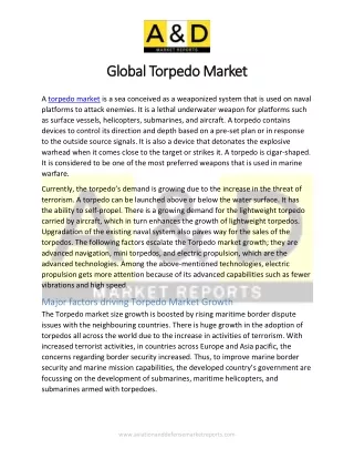 Global Torpedo Market