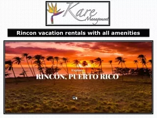 Rincon vacation rentals with all amenities