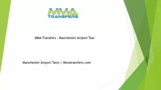Manchester Airport Taxis Mmatransfers.com