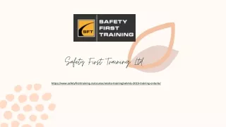 safety first training ltd