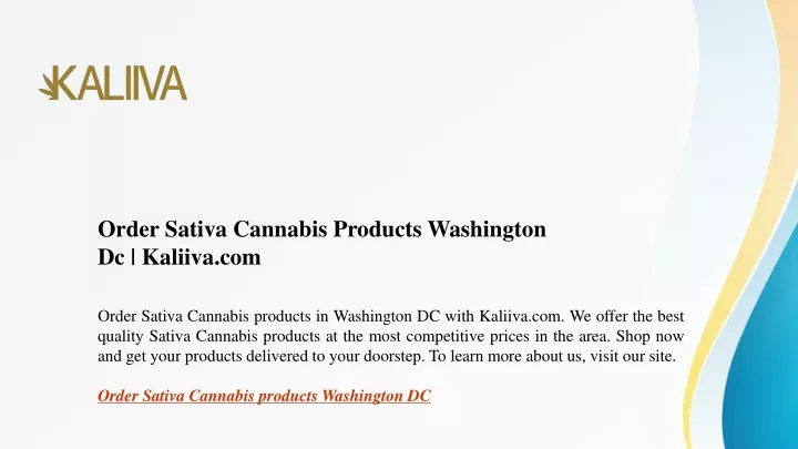 order sativa cannabis products washington