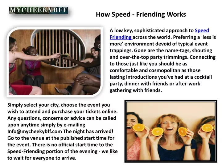 how speed friending works