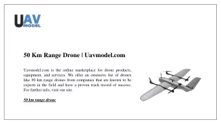 50 Km Range Drone | Uavmodel.com