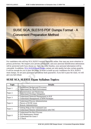 suse sca sles15