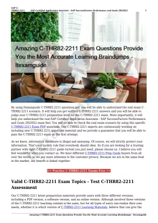 sap c thr82 2211