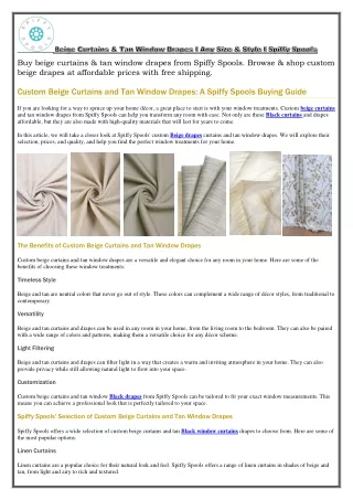 buy beige curtains tan window drapes from spiffy