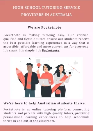 High School Tutoring Service Providers in Australia