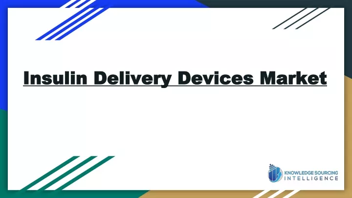 insulin delivery devices market