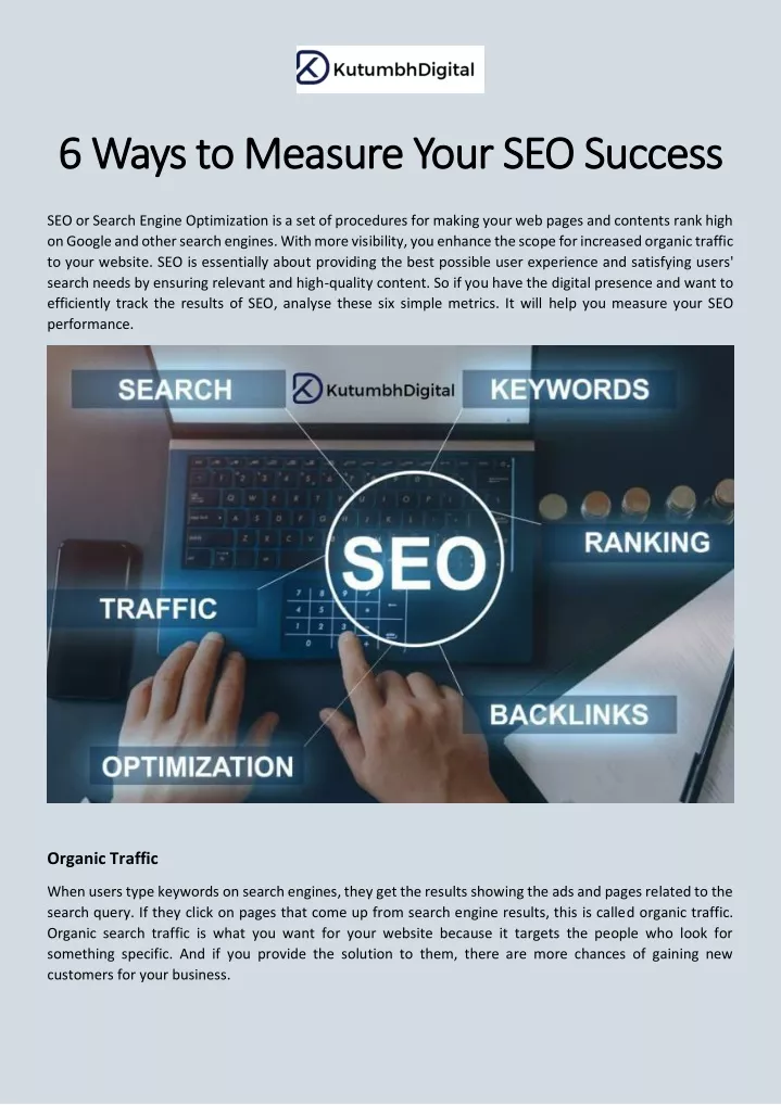 6 ways to measure your seo success 6 ways