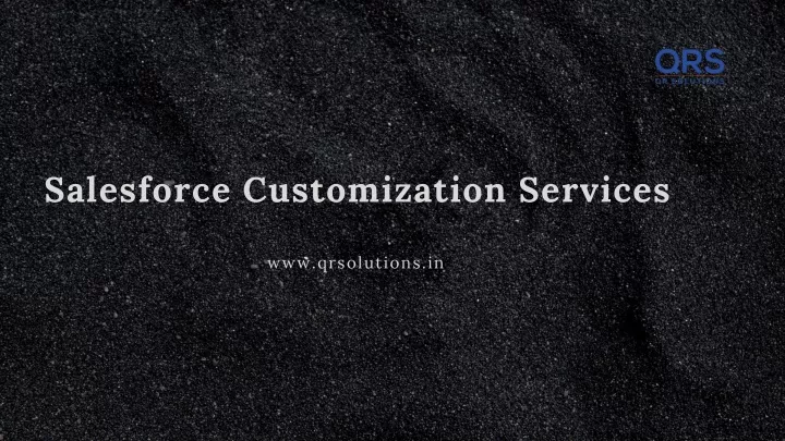 salesforce customization services