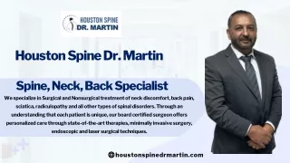 Degenerative Disc Disease Houston | Houston Spine Dr. Martin