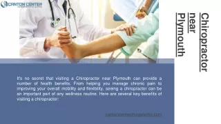 Chiropractor near Plymouth