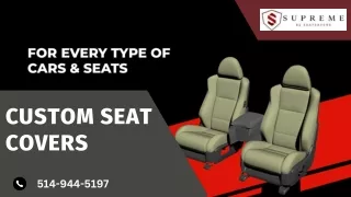 Protect Your Leather Seats with Car Seat Covers!