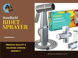 Handheld bidet sprayer for Toilet-With Cloth Diaper Cleaner | AVAbay
