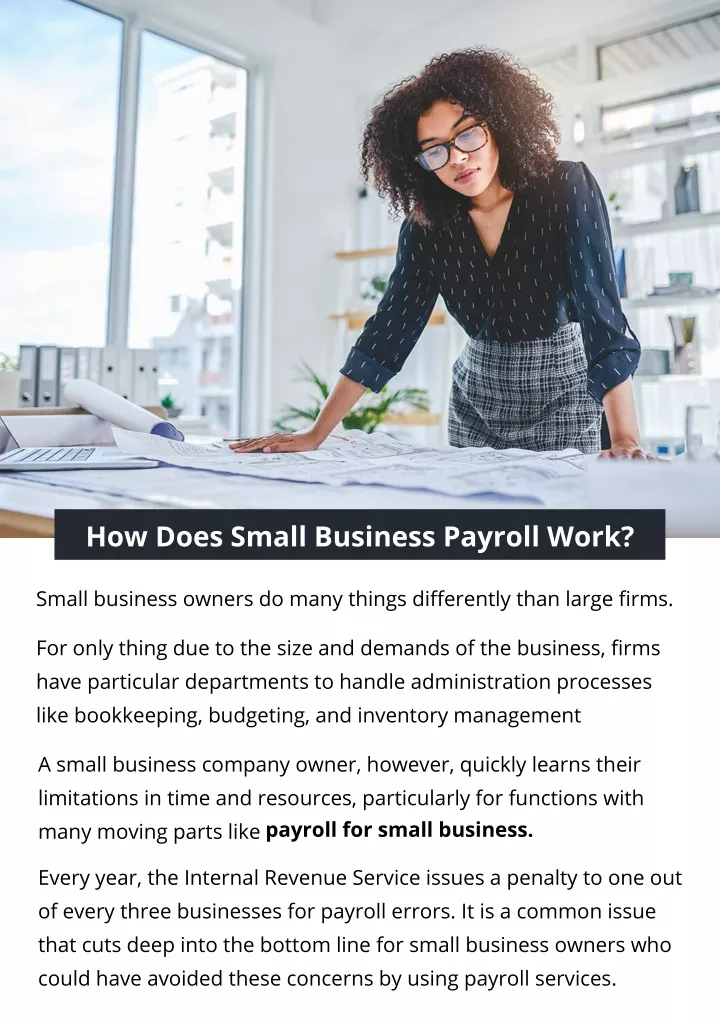 how does small business payroll work