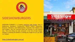 SIDESHOW BURGERS