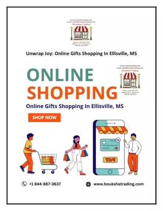 Unwrap Joy: Online Gifts Shopping In Ellisville, MS