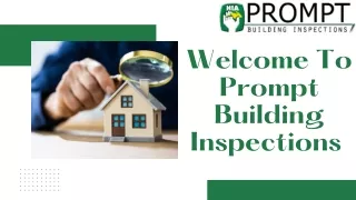 Building Inspection Service Perth – Prompt Building Inspections