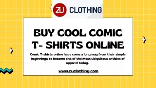 Buy Some Cool Comic T-Shirts Online