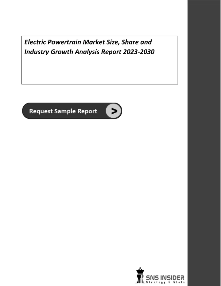 electric powertrain market size share