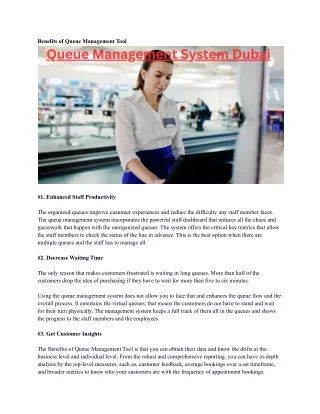 benefits of queue management tool