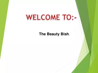 welcome to
