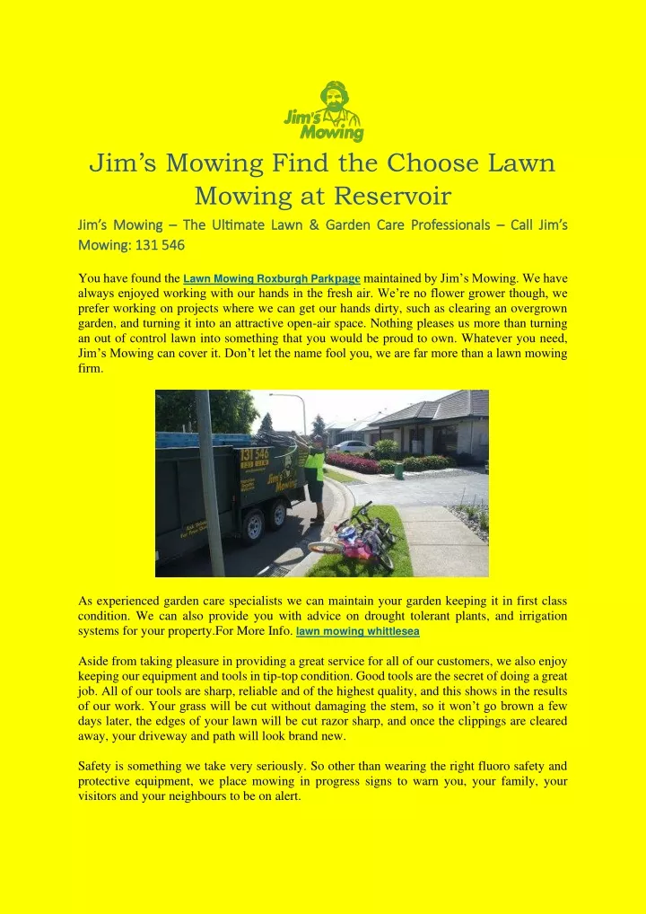 jim s mowing find the choose lawn mowing