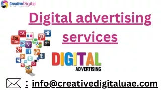 Digital advertising services