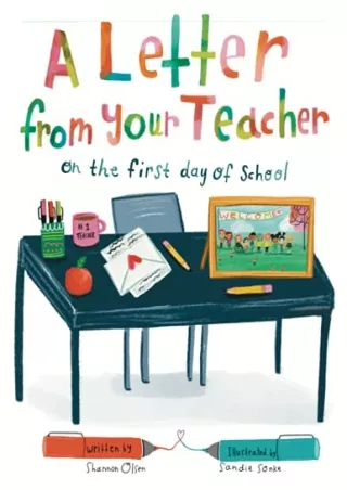 $PDF$/READ/DOWNLOAD A Letter From Your Teacher: On the First Day of School