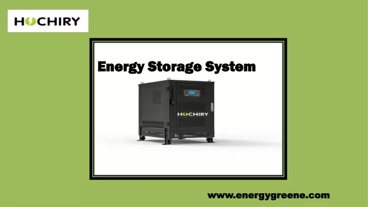 energy storage system