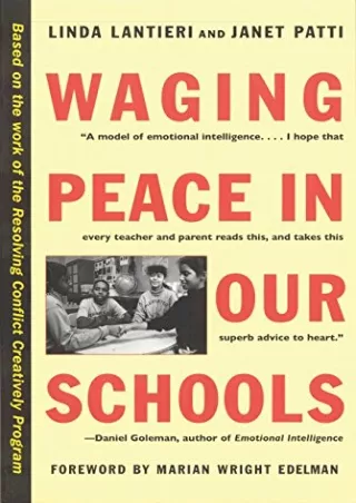 PDF/BOOK Waging Peace in Our Schools