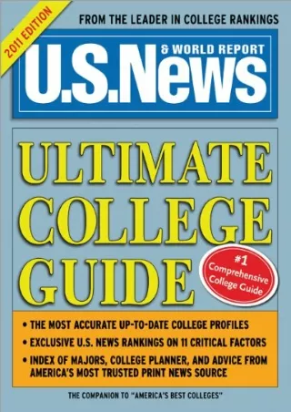$PDF$/READ/DOWNLOAD U.S. News Ultimate College Guide 2011