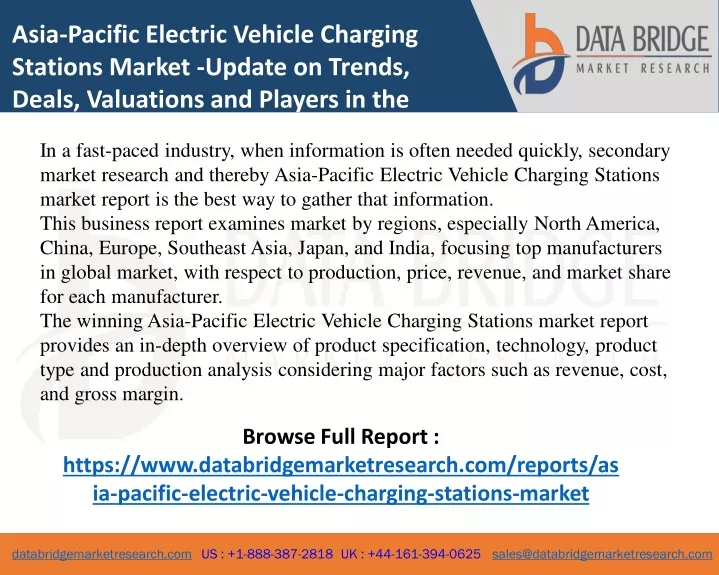 asia pacific electric vehicle charging stations