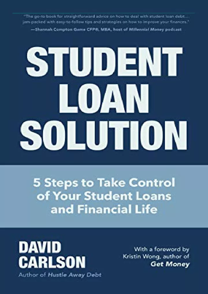 student loan solution 5 steps to take control