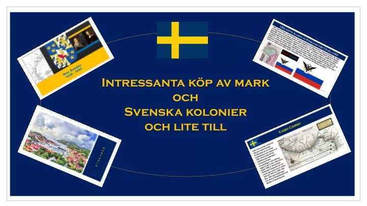 intressanta k p av mark och svenska kolonier