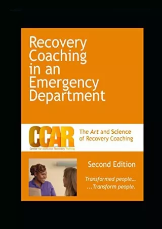 $PDF$/READ/DOWNLOAD Recovery Coaching in an Emergency Department