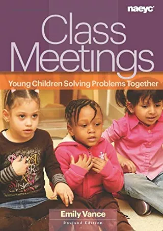 PDF/READ Class Meetings: Young Children Solving Problems Together