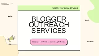 Top 5 Blogger Outreach Services Provides in India