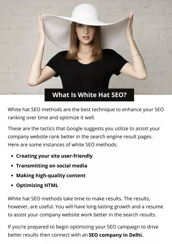 what is white hat seo