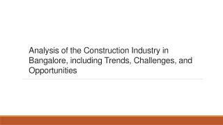 Construction Company Bangalore