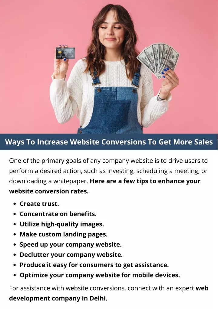 ways to increase website conversions to get more