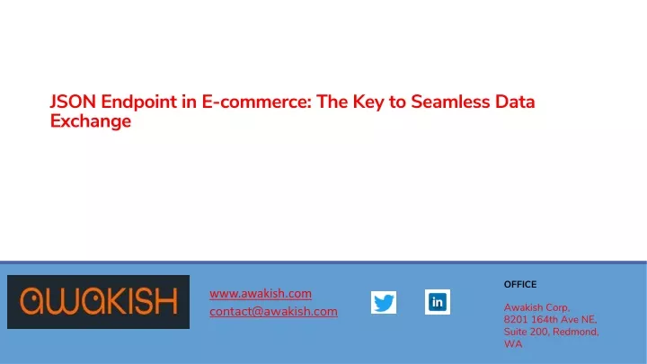 json endpoint in e commerce the key to seamless data exchange