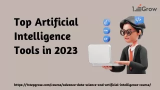 top artificial intelligence tools in 2023