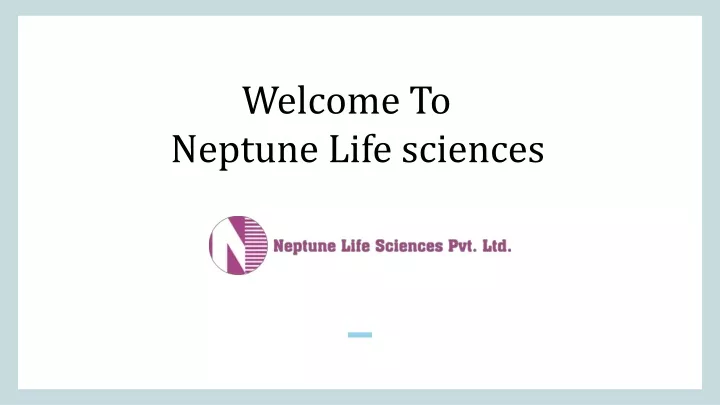 welcome to neptune life sciences