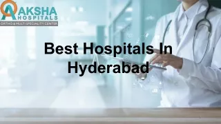 Best Hospitals In Hyderabad
