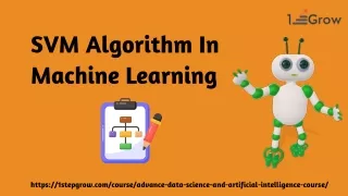 svm algorithm in machine learning