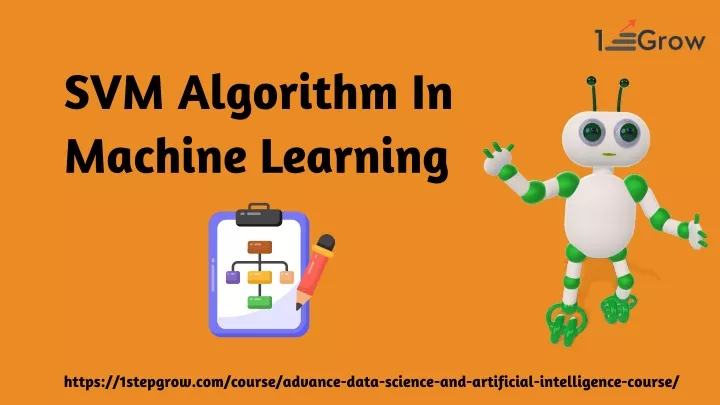 svm algorithm in machine learning