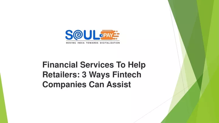 financial services to help retailers 3 ways