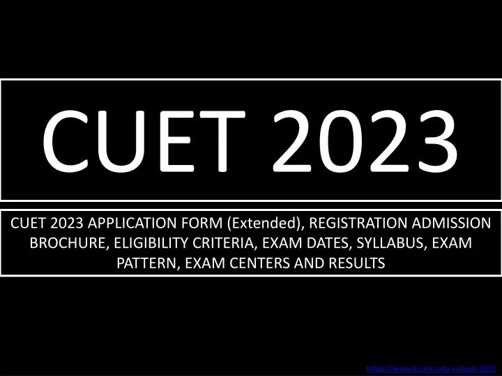 cuet 2023