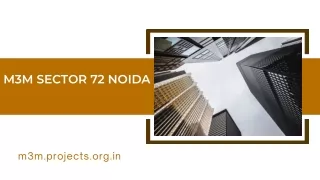 M3M Sector 72 Noida - Commercial Property: Your Key To Success